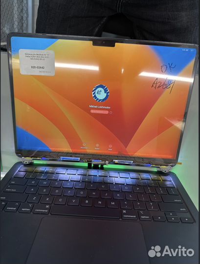 Матрица Macbook Air M2 2022 (A2681)