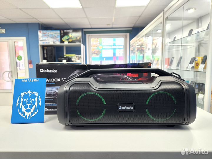 Портативная колонка Defender 50W новая