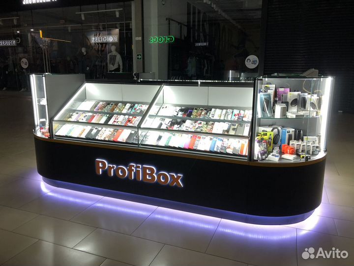 Торговые островки, витрины, торговое оборудование