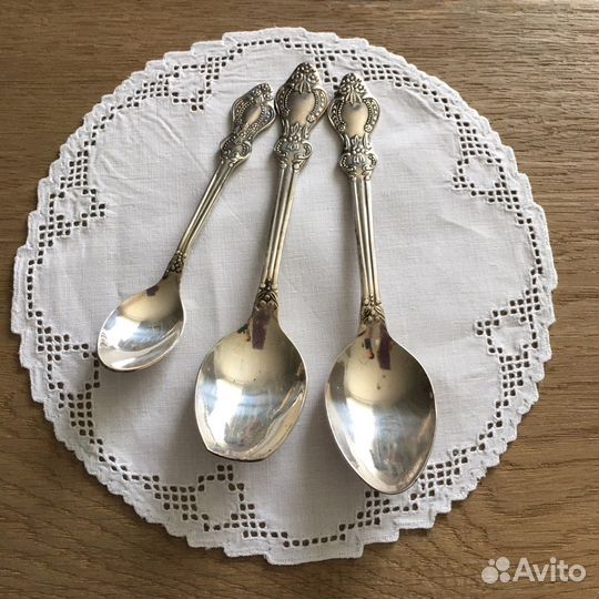 Набор ложек 13 штук. Мельхиор, серебрение