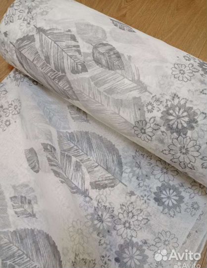 Тюль под лен, батист