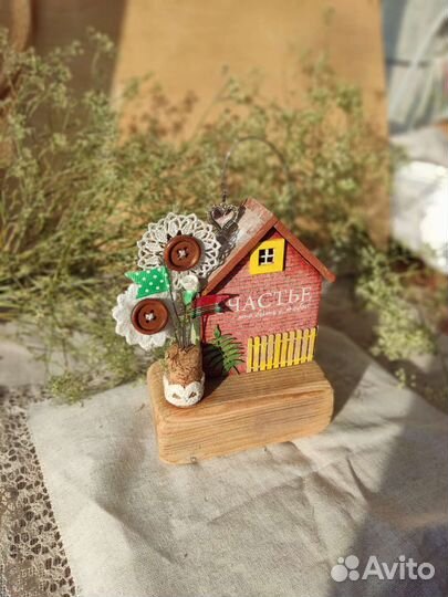 Домик интерьерный для декора