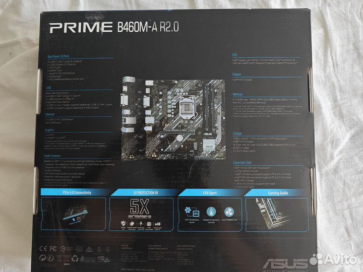 Материнская плата asus prime b460m-a r2.0