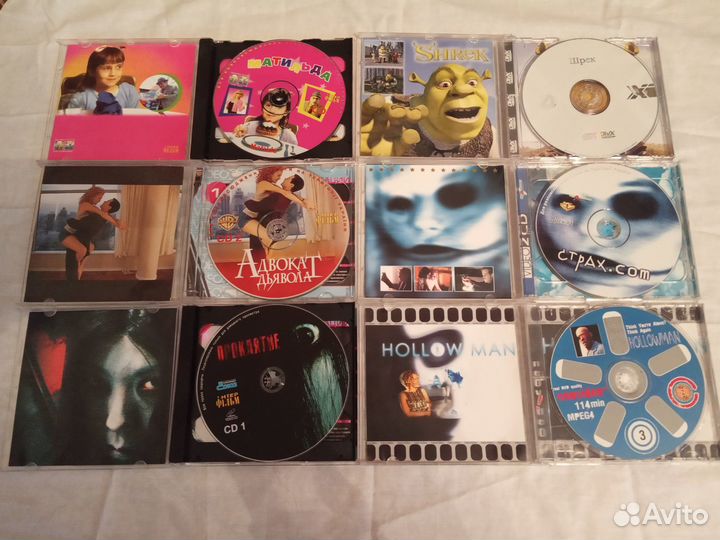 Видео диски (цена за 6 фильмов)