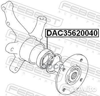 Подшипник ступицы передней Suzuki Ignis 1.3