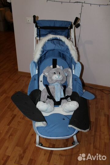 Санки-коляска Скользяшки Северные Фантазия