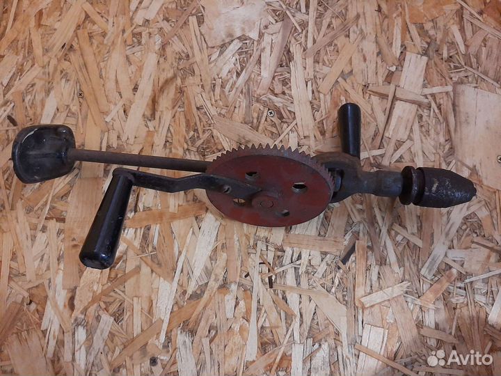 Ручная дрель с упором СССР