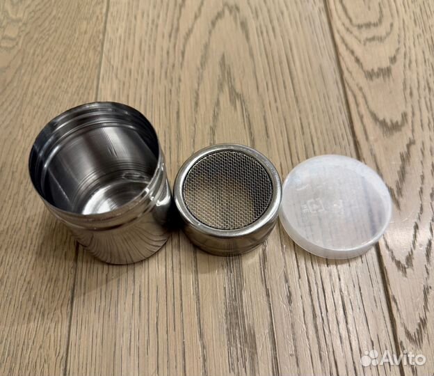 Баночка сито для корицы, сахарной пудры с крышкой