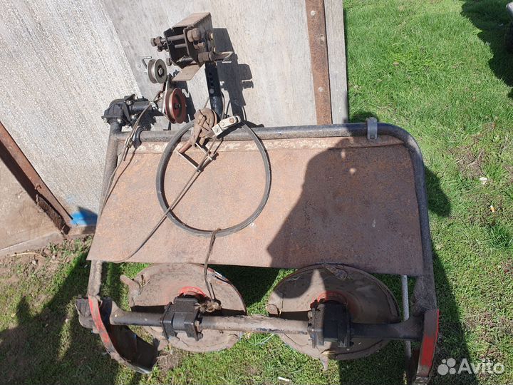 Роторная косилка на мотоблок заря