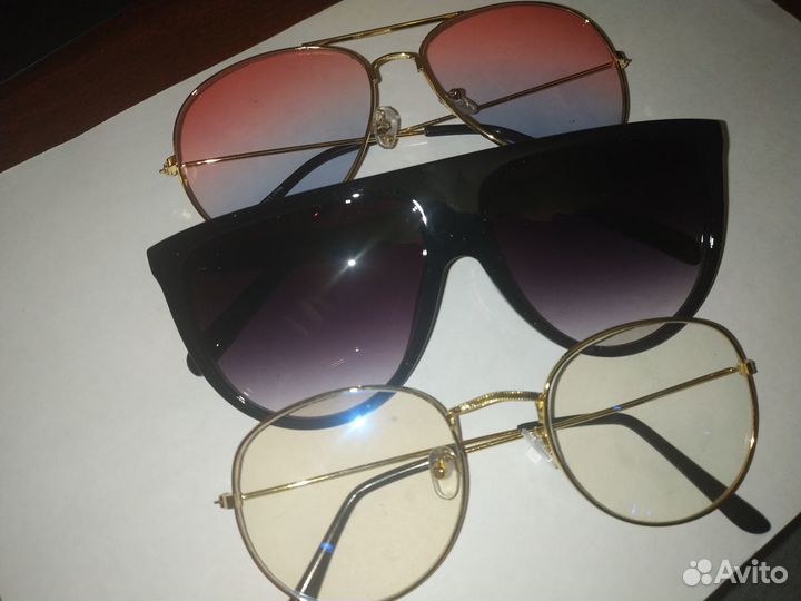 Разнообразные очки, новые 18 шт. Цена за все