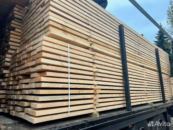 Доска обрезная 50х200х6000мм