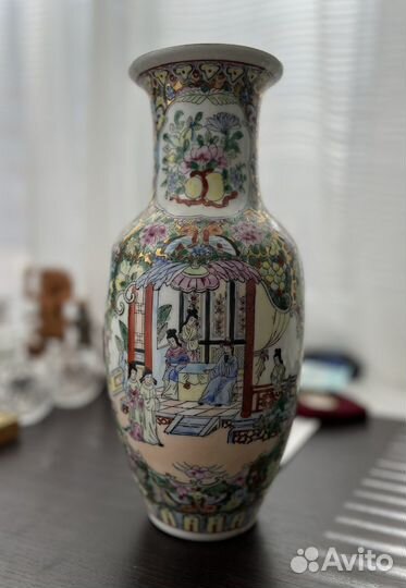 Ваза 31 см винтаж Китай середина XX века