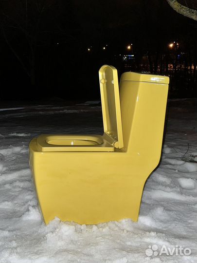 Унитаз моноблок Arcus 050 (желтый)