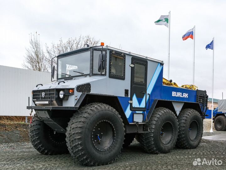 «Бурлак» 6x6 с буровой установкой