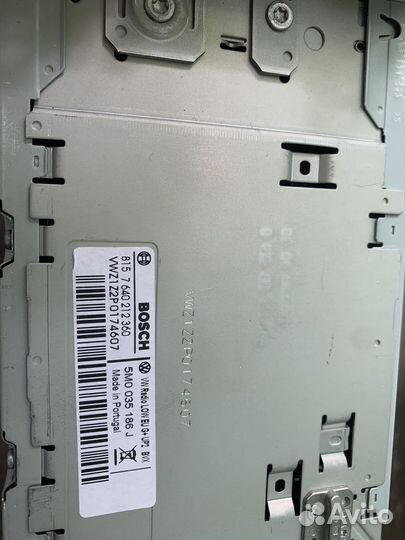 Оригинальная магнитола volkswagen