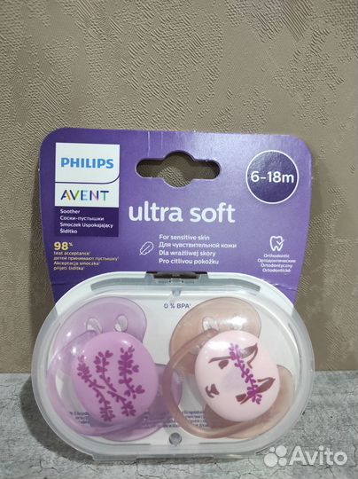 Пустышка avent 6 18
