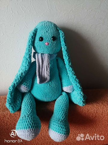 Мягкая игрушка заяц ручная работа