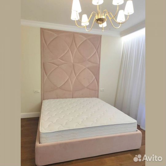 Мягкие стеновые панели в спальне