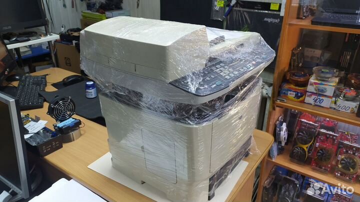 Мфу HP M2727nf USB A4 LAN, 2 сторонний