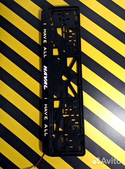 Номерная led рамка с вашим дизайном