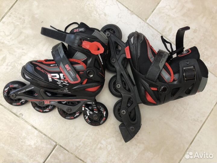 Ролики детские раздвижные, стопа 16 - 19,5 см