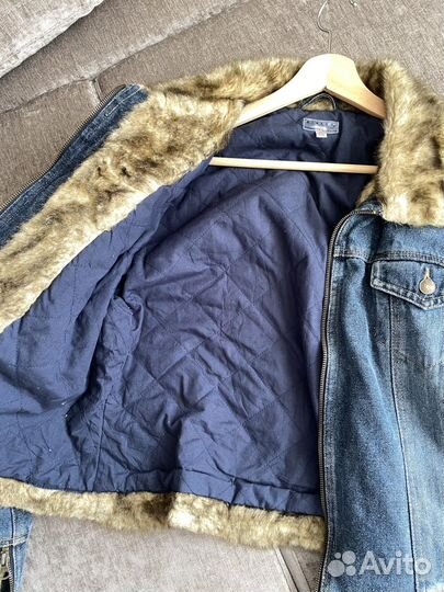 Джинсовка с мехом женская