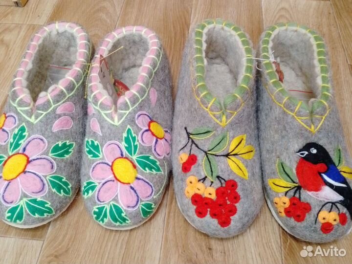 Валяные тапочки