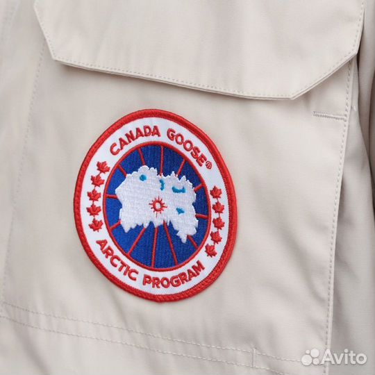 Пуховик canada goose expedition beige