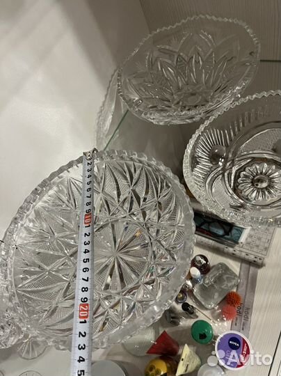 Вазы хрустальные