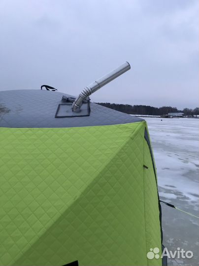 Печка для палатки пашехонка PS10 с экраном