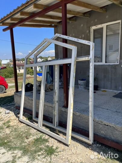 Окна и балконные двери б/у