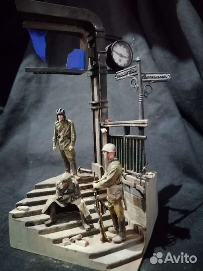 Сборная модель, диорама, 1/35 из смолы