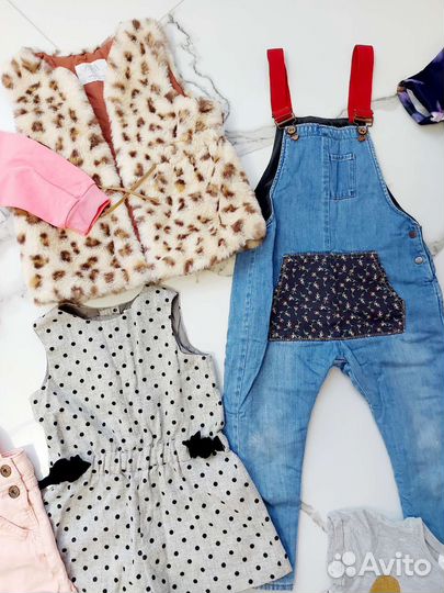Детские вещи пакетом для девочек zara2-3 года