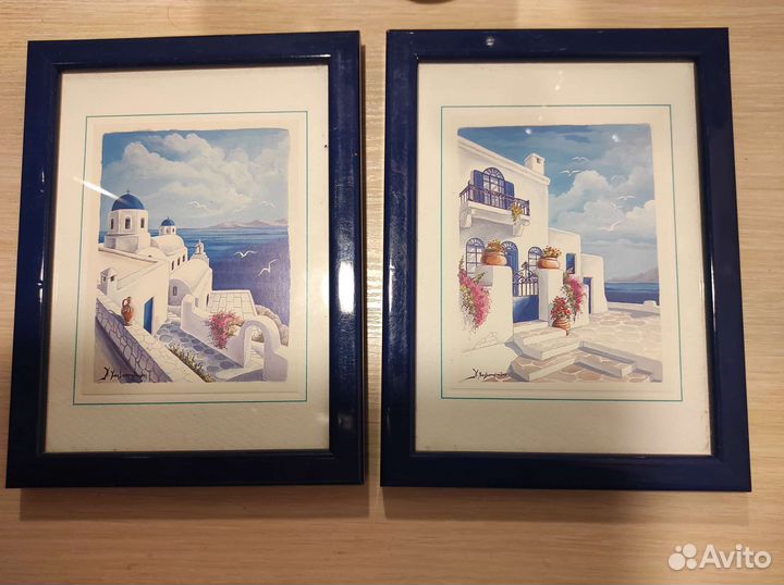 Сувениры из Греции 13х18 см 2 шт