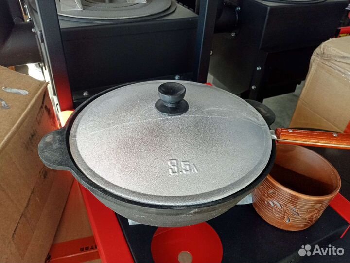 Казан чугунный 3,5 литра узбекский