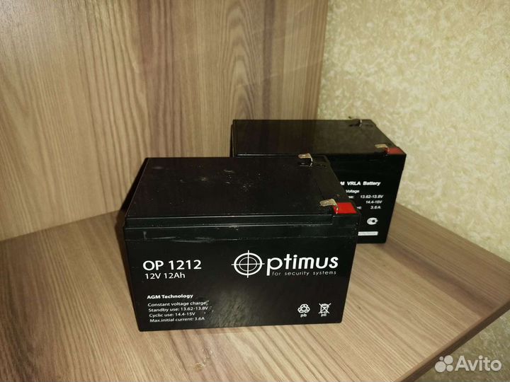 Аккумуляторы гелевые новые