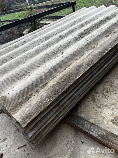 Шифер волновой бу