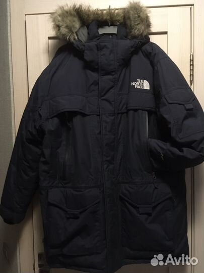 Пуховик мужской длинный 56