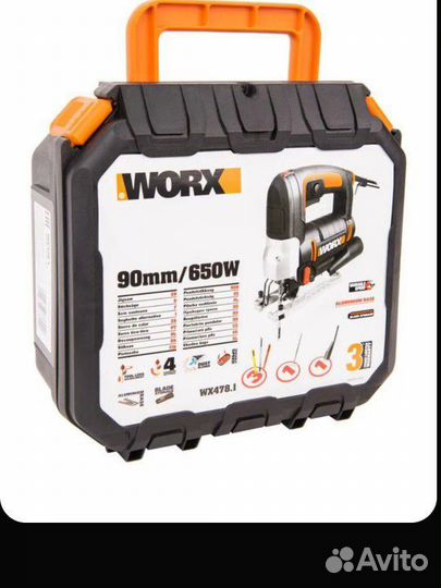 Лобзик worx WX478.1, 650Вт, кейс