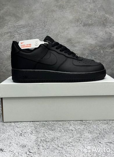 Кроссовки Nike Air Force 1 Supreme Black