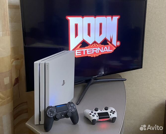 PS4 Pro White (400+ игр)