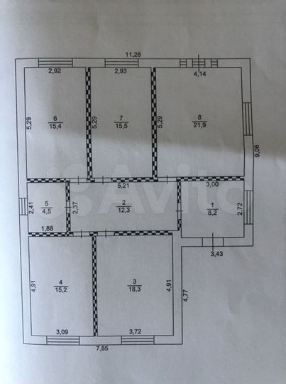 Дом 110 м² на участке 15 сот.