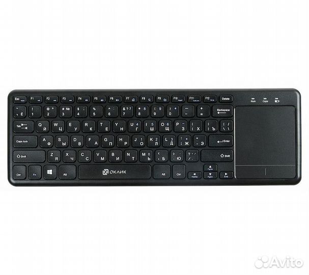 Беспроводная клавиатура Оклик 830ST, черный