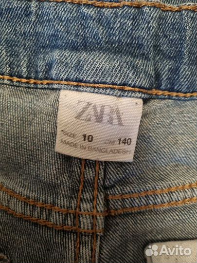 Джинсы zara 140