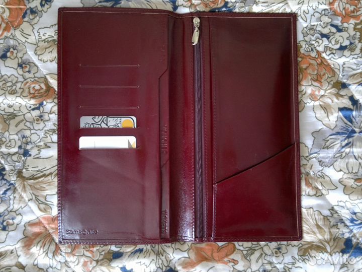 Кожаный органайзер – авиахолдер Samsonite б/у
