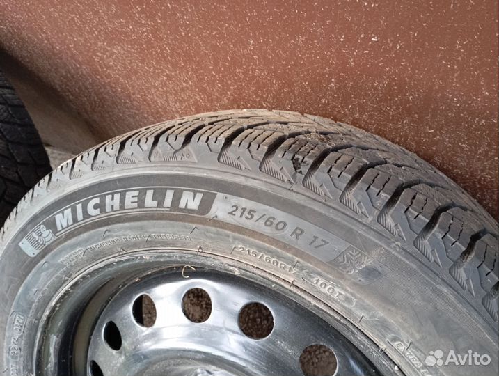 Колёса зимние нешипованные липучка michelin x-ice