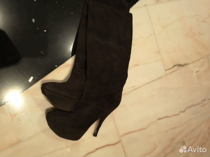 Сапоги. Marni. Замша. Оригинал. 38 р