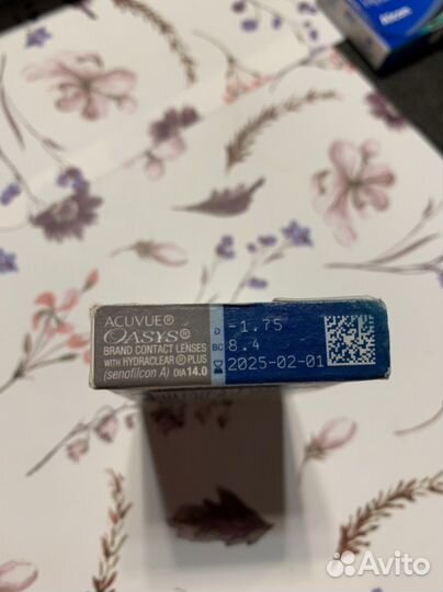 Линзы контактные acuvue