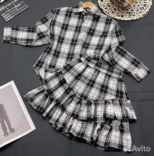 Костюм для девочки с юбкой 134-158