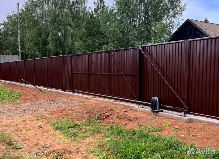 Забор под ключ-бесплатный замер